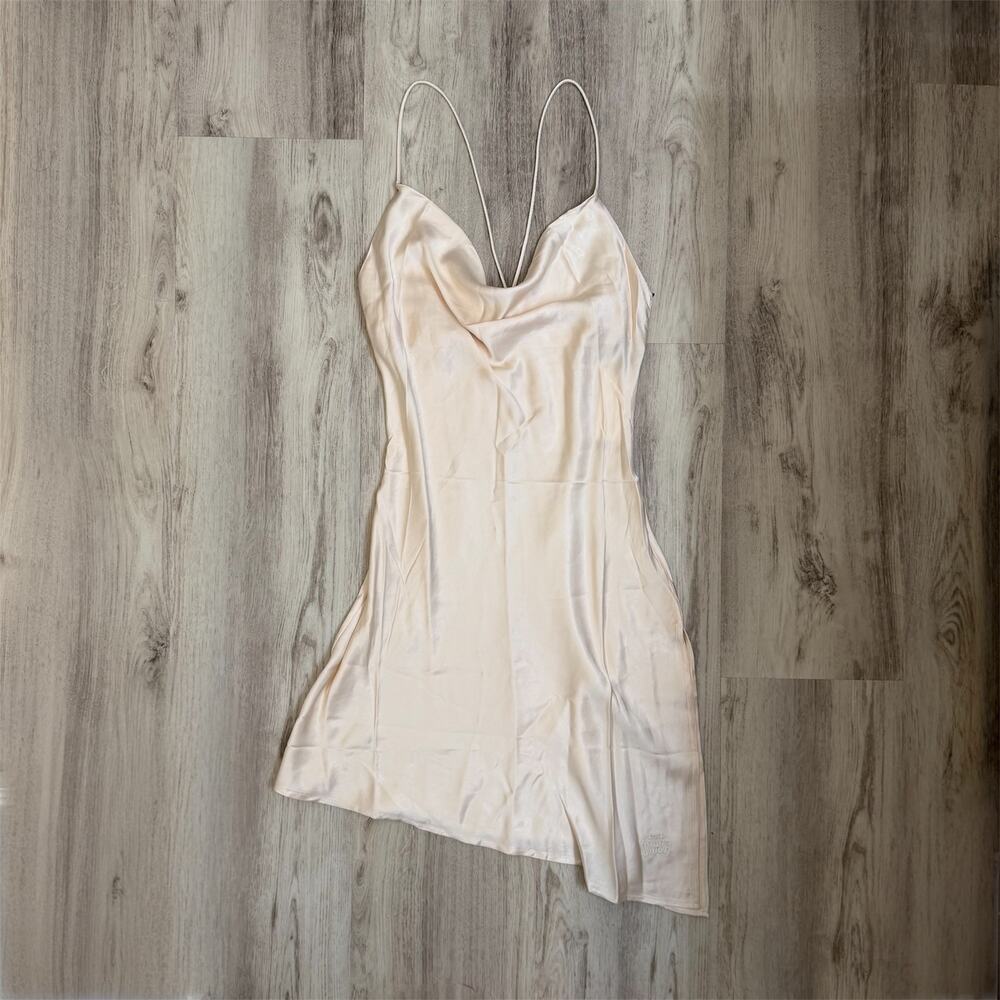 Honor The Gift Slip Dress Bone Size S